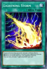 Lightning Storm - RA01-EN061 - Platinum Secret Rare - 1st Edition